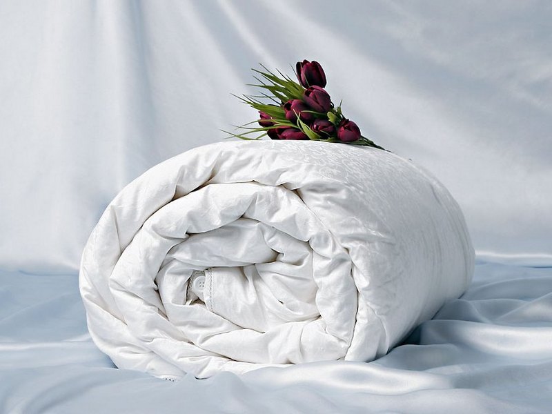 картинка Одеяло On Silk Comfort Premium шелк в хлопке жаккарде зимнее 200x220 