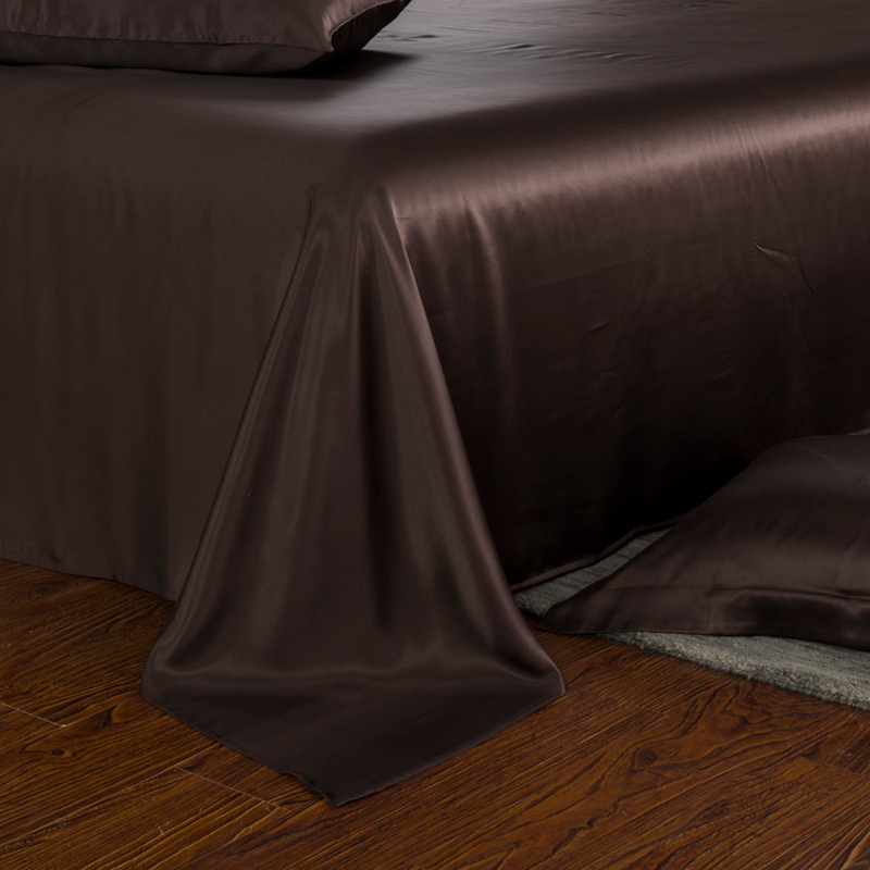 Комплект шелковый Luxe Dream Шоколад 0131 S шоколадный коричневый 1,5-Спальный