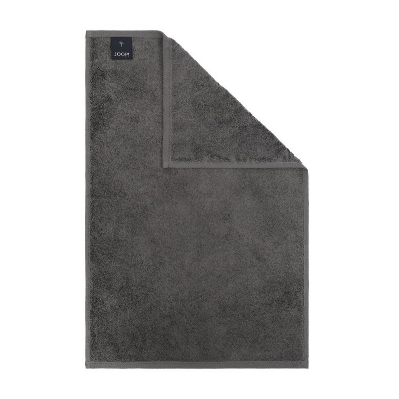 картинка Полотенце махровое Joop 774 хлопок темно серое 50x100 