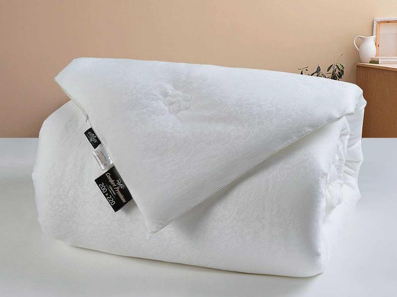 картинка Одеяло On Silk Comfort Premium Q0083O шелк в хлопке жаккарде зимнее 220x240 