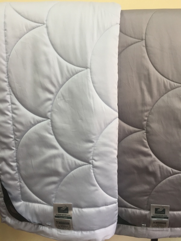 картинка Одеяло Anna Flaum Farbe серое хлопковое легкое 150x200 